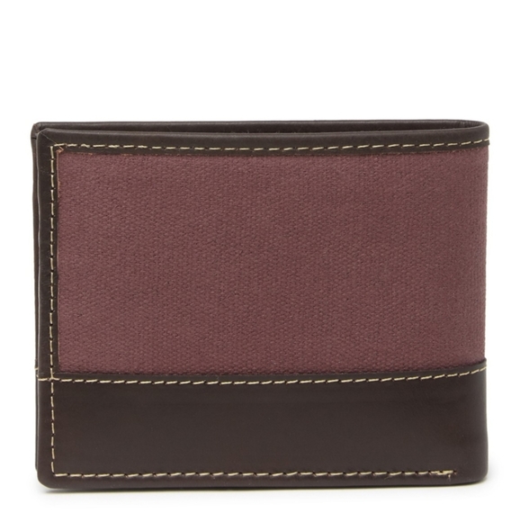 🎉Timberland Canvas & Leather Bifold Wallet - Picture 6 of 11